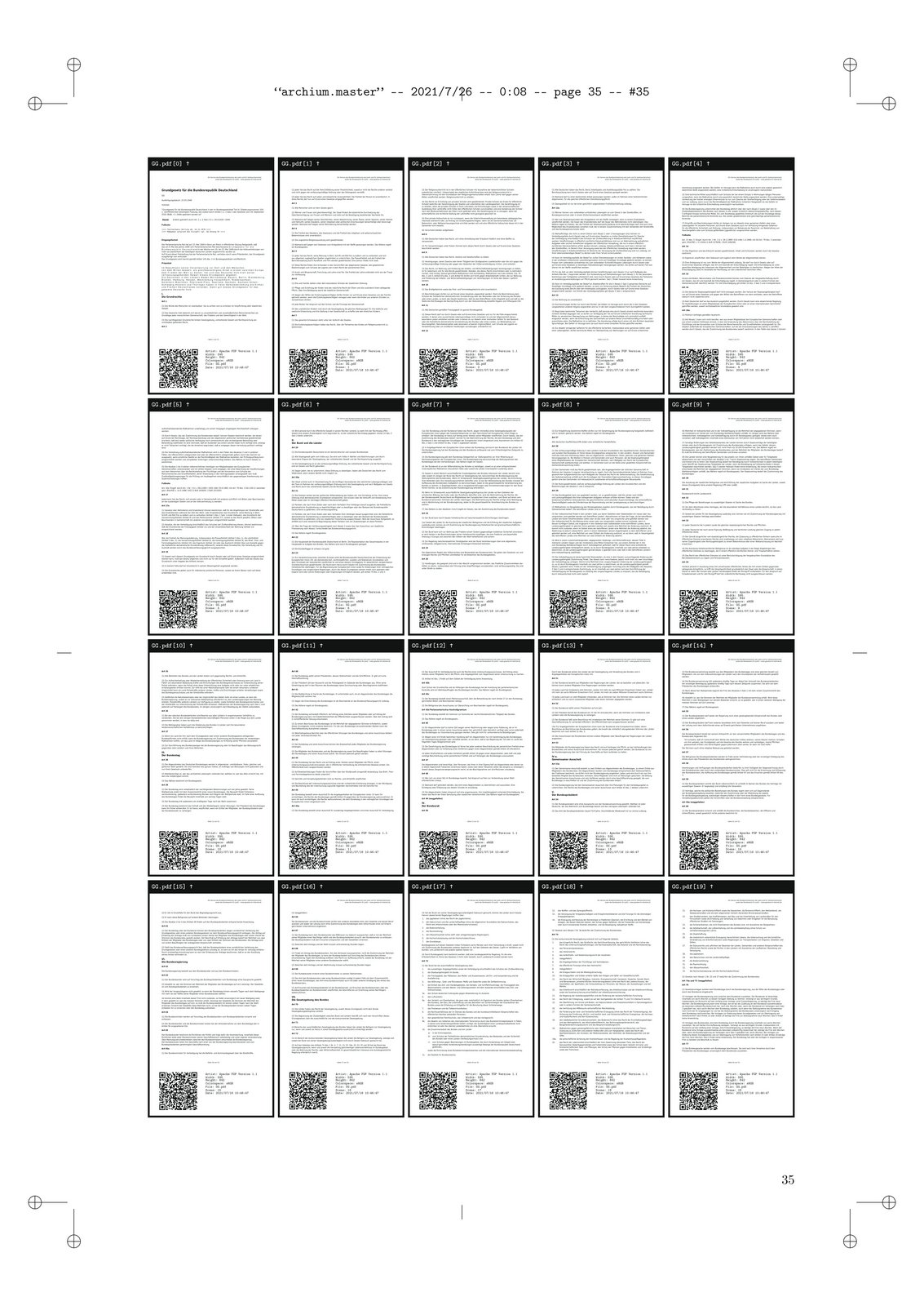 20-страничный PDF-файл Конституции Германии